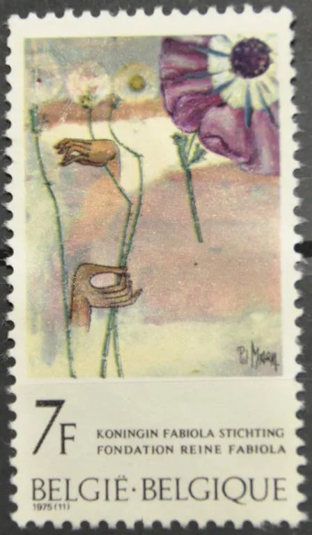 Бельгия Живопись 1975 Без клея Ціна