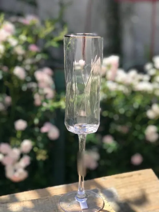 Бокал для шампанского OLens Прозрачная Геометрия OLGS1001 200 мл Ціна