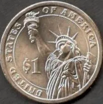 Купити ХАЛЯВА !!! ХАЛЯВНА !!!  США 1 доллар 2007 г.  ПРЕЗИДЕНТЫ США. ДЖОН АДАМС (1797-1801). Тираж 224.56 млн. ИЗ РОЛЛА СОСТОЯНИЕ ИДЕАЛЬНОЕ.