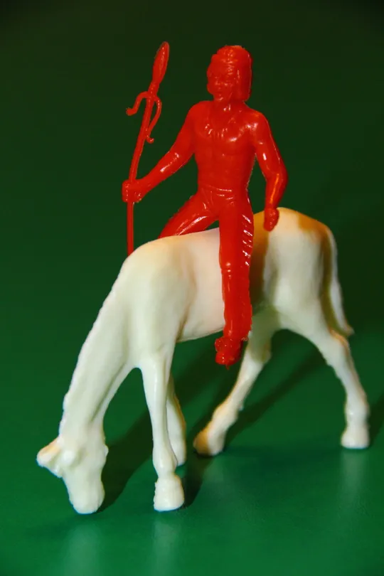 ІНДІАНЕЦЬ ІЗ СПИСОМ НА КОНІ индеец  50-52мм MPC США Ціна