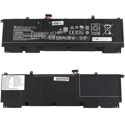 фото, Оригінальна батарея для ноутбука HP QK06XL (Omen 16-U) 11.55V 7980mAh Black