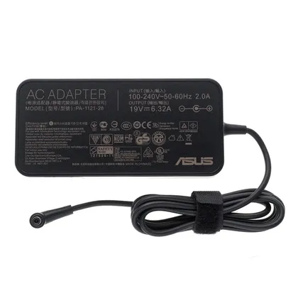 фото, Оригінальний блок живлення для ноутбука ASUS 19V, 6.32A, 120W, 6.0*3.7мм-PIN, black, OVALE