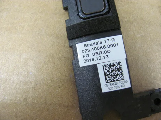 номер0844-32 динаміки 023.400K6.0001 06RKWY 023.400K5.0001 033J4J для Dell  XPS 17 XPS17  9700 Precision 5750 оригінал Продаж