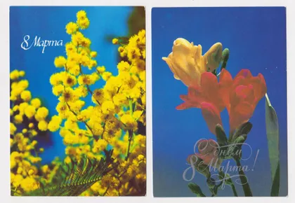 фото, 8 МАРТА = 2 ДМПК 1986 г. = ПАНОВ, ЦУПРОВ = чистые #