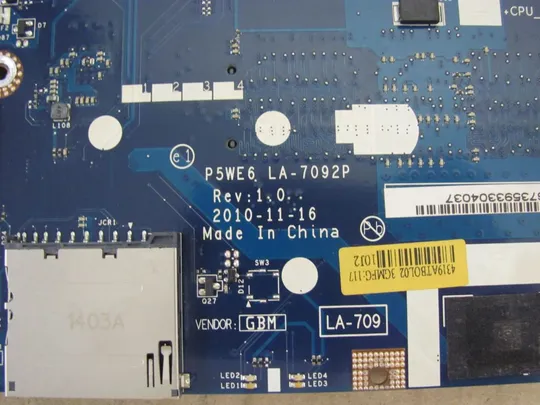 348-1 материнська плата LA-7092P для PACKARD BELL P5WS6 Acer Aspire 5250 5253 P5WE6 оригінал Торговий майданчик