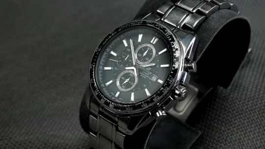 часы Casio Edifice Chronograph All Stainless Steel (нержавеющая сталь) 45mm, WR 100m model:EF-547D-1 Ціна