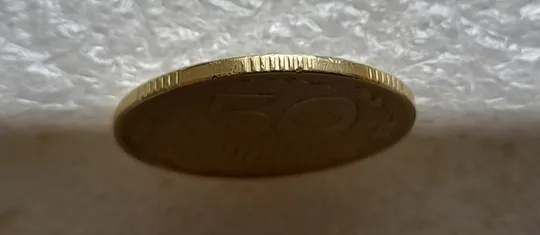 (6486) 50 копійок 1994 2АЕк поворот (порушення соосності) (50 копеек 1994 2АЕк брак сдвиг) Де купити