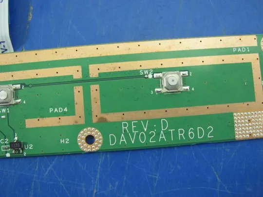 №287-7 плата кнопки тачпаду DAV02ATR6D2 0X8RJW для DELL Vostro 3450 V3450 14R N4110 оригінал З аукціону
