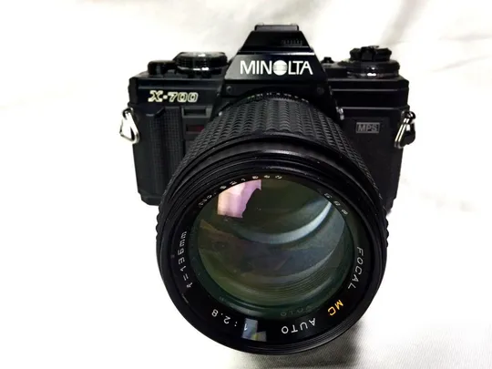 Об&#039;єктив портретний на Minolta MD FOCAL MC Auto 1:2.8 f=135 Macro Ф58mm Вживане З аукціону