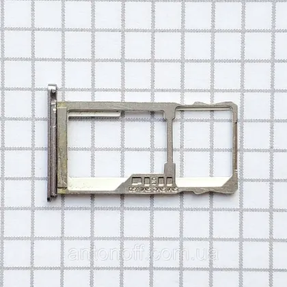 фото, Тримач сім карти Meizu M5s M612H для телефона сірий оригінал з розборки