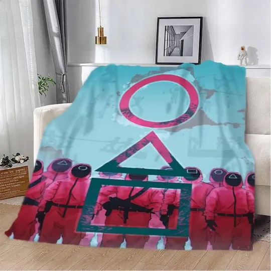 Плед 3D ИГра в кальмара №3 20222467_B 12313 135х160 см Ціна