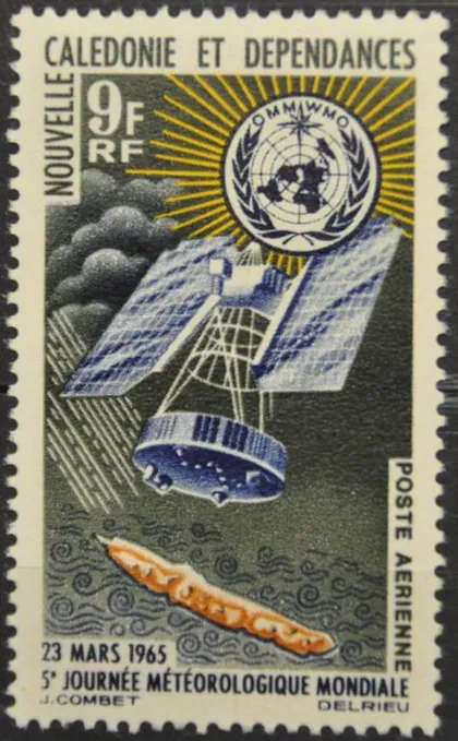 фото, Новая Каледония Космос Метеорология 1965
