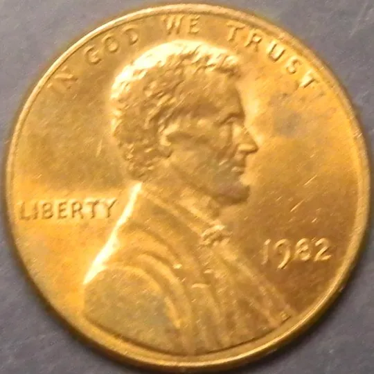 1 цент 1982 США ЦИНК  маленька дата (рідкісна) Ціна