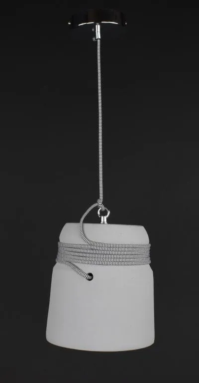 Люстра подвесная на 1 лампочку 27823 Хром 30-180х18х18 см. З аукціону