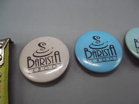 Купити Знак круглый Barista school школа бариста лот 3 шт №17001