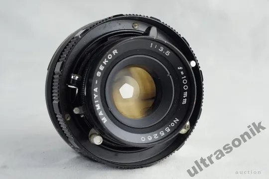 Mamiya-Sekor 100mm/3,5 объектив для среднего формата Mamiya 6x9, 9x12 Ф55мм Japan Вживане Ціна