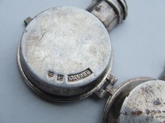 Коробка для парфум Кавале посріблення раз.12 х 8 см. 1970 р. Де купити