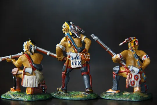 индейцы гуроны 55-60мм (Armies in Plastic) Продаж