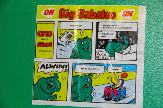 ВКЛАДИШ ЕТИКЕТКА ВІД ЖУВАЛЬНОЇ ГУМКИ вкладыш OK Big Babaloo OTTO und ALWIN Ціна