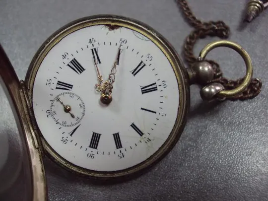 Купити часы карманные cylindre серебро под ключ №51 (№2123)