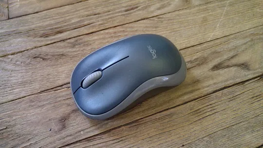 Беспроводная мышь Grey #2 Logitech M185 с USB ресивером Вживане Ціна