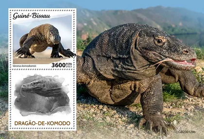 фото, Гвинея Бисау-Дракон Комод-2023.Чистый полный красивый комплект.MNH.