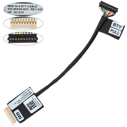 Шлейф для подключения аккумулятора DELL (5501,5502, 5505, 5401) 450.0KK04.0031 Ціна