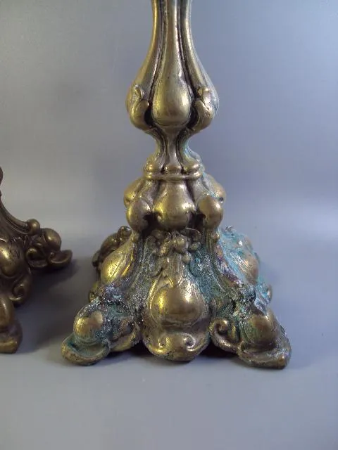 Подсвечники пара подсвечник Варшава высота 25-26 см лот 2 шт (№1525) №10626 Характеристики