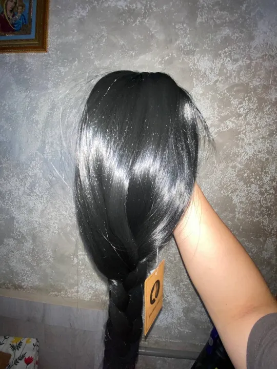 Перука, чорна (косічки) Р-51 Продаж