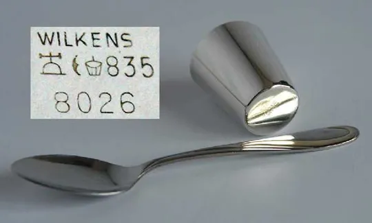 Срібна склянка стопка стаканчик №1 835 проба Germany Недорого