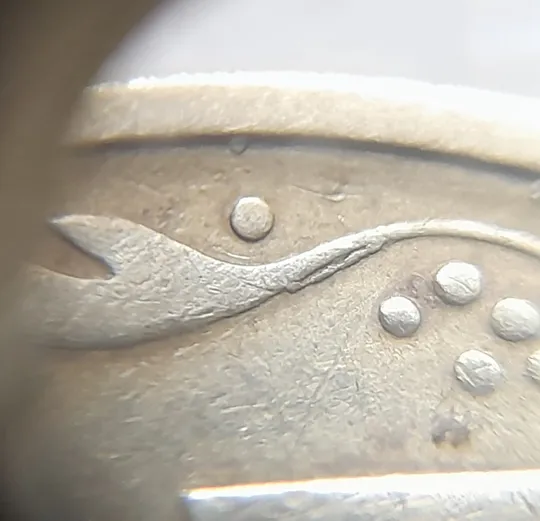 (1501) 25 копійок 1994 1БВм роздвоєння стебла у 1 гроні на реверсі - 6 монет одним лотом (25 копеек 1994 1БВм брак) Продаж