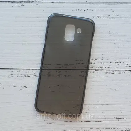 фото, Чохол Samsung J600F Galaxy J6 2018 для телефону сірий силіконовий