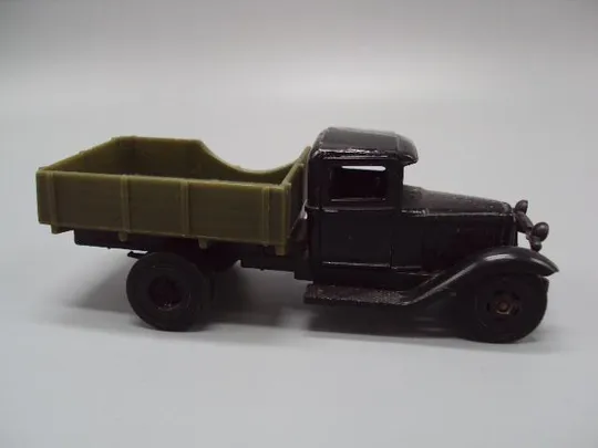 Машинка ГАЗ-АА 1:43 ссср модель автомобить детская игрушка размер 4 х12 см, вес 117,17 г №14576 Недорого