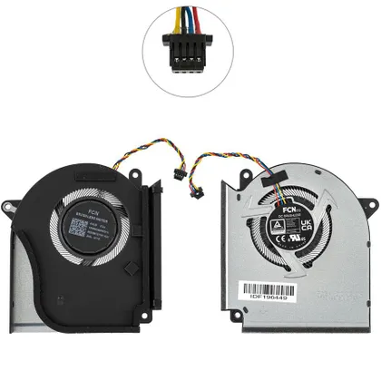 фото, Оригінальний вентилятор для ноутбука ASUS ROG Strix G16 G614JV (CPU FAN) (13NR0D90P07011) (Кулер)
