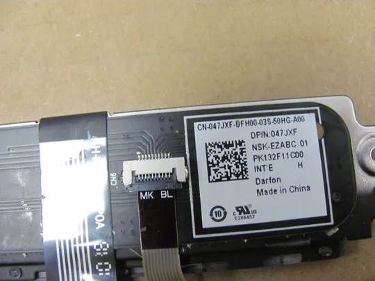 767-24 Гарячі клавіші/функціональна клавіатура 047JXF для  Dell Alienware Area 51m R1 R2  оригінал З аукціону