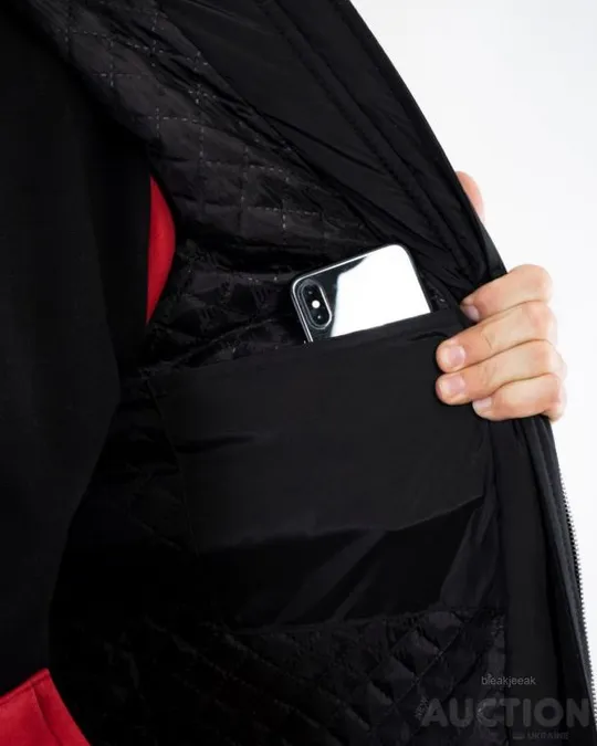 Чоловіча куртка-парка чорного кольору З аукціону