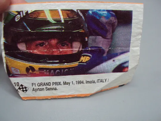 Купити Вкладыш Formula 1 Ayrton Senna №10 F1 Grand Prix May 1, 1994 Italy день смерти Айртон Сенна №17916мя