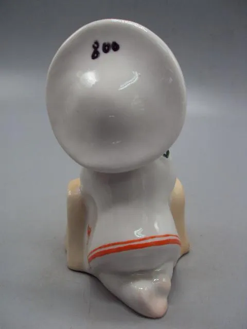 Фигура фарфор статуэтка Киев капитанская дочка с портфелем Буду как папа высота 12,3 см №13924 Де купити