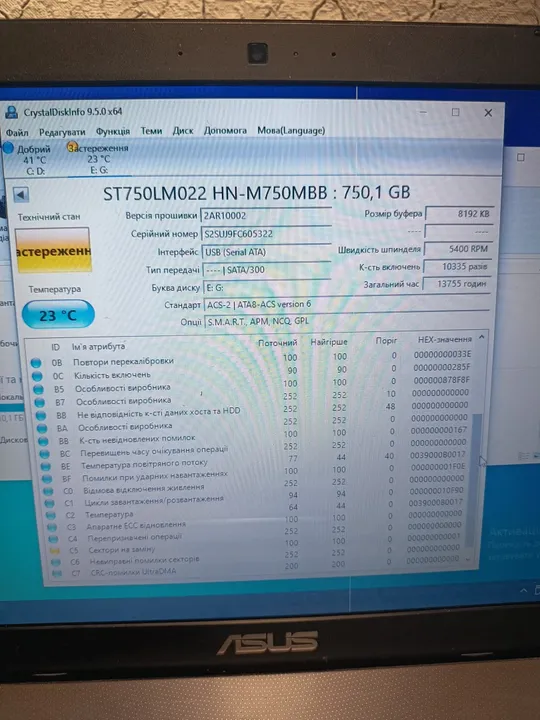 Купити Жорсткий диск 2.5" Samsung 750 GB Sata 2 (ST750LM022)