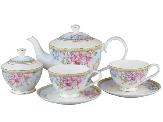 Чайный сервиз Lefard Мери Блю 264-631 14 предметов Ціна