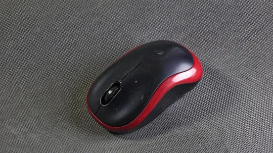 Беспроводная мышь Red #3 Logitech M185 с USB ресивером Вживане Ціна