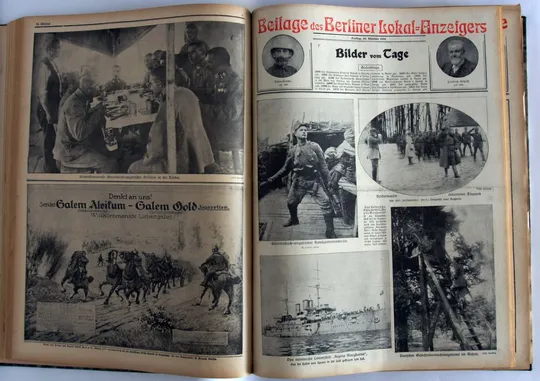 Підшивка газети Berliner Lokal-Anzeiger 1916-17 рр. Перша світова, Німеччина в Україні
