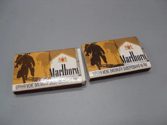 Спички Marlboro размер 3,8 х 5,4 см лот 2 шт №14571 Недорого