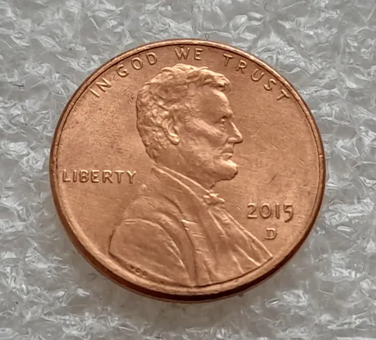 (8197 ря) 1 цент 2015 D США Ціна