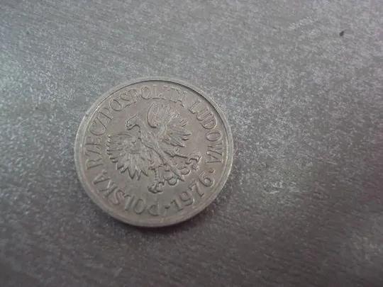 монета польша 20 грош 1976 сохран №7881 Продаж