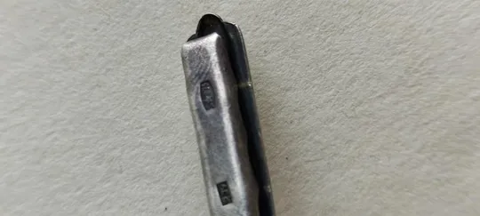 Красивый, редкий зажим на галстук, серебро и янтарь, СССР ,интересная вещь bf957 Інтернет-аукціон