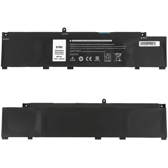 Батарея для ноутбука DELL MV07R (G3 15 3500, G5 5590, G5 5500, G5 5505, G7 7590, G7 7790, G3 3590) 15.2V 400mAh 61Wh Black Ціна
