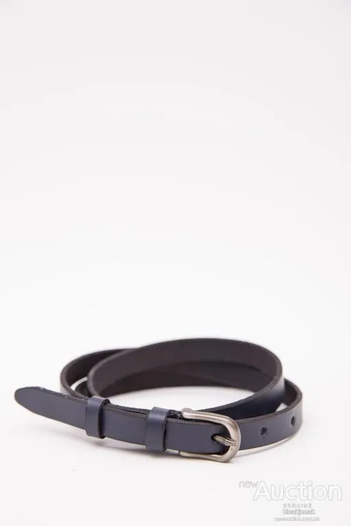 Женский ремень из искусственной кожи, синего цвета, 196R15Y0W11-1 Ціна