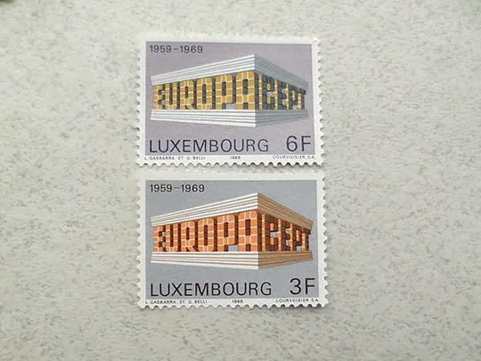 Серія поштових марок Люксембург &quot; Європа СЕРТ &quot; 1969 рік ** Ціна