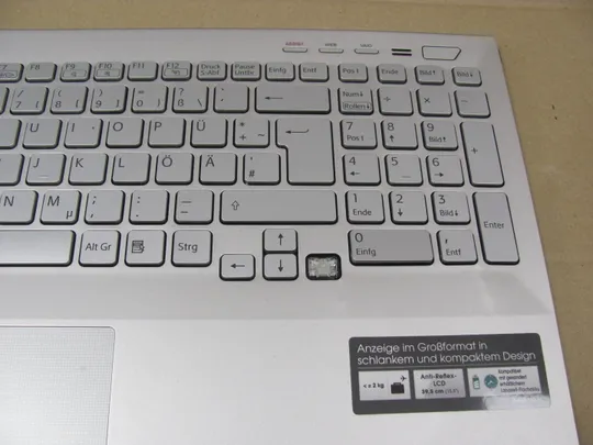 641-4 Кришка панель палмрест 012-1DET-9721-B тачпад клавіатура робоча для Sony Vaio VPCSE PCG-41414M оригінал Де купити